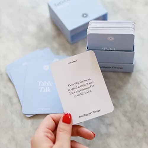 Intelligent Change Get Closer: Table Talk Conversation Cards | 52 Questions for Dinner & Family thumbnail 6