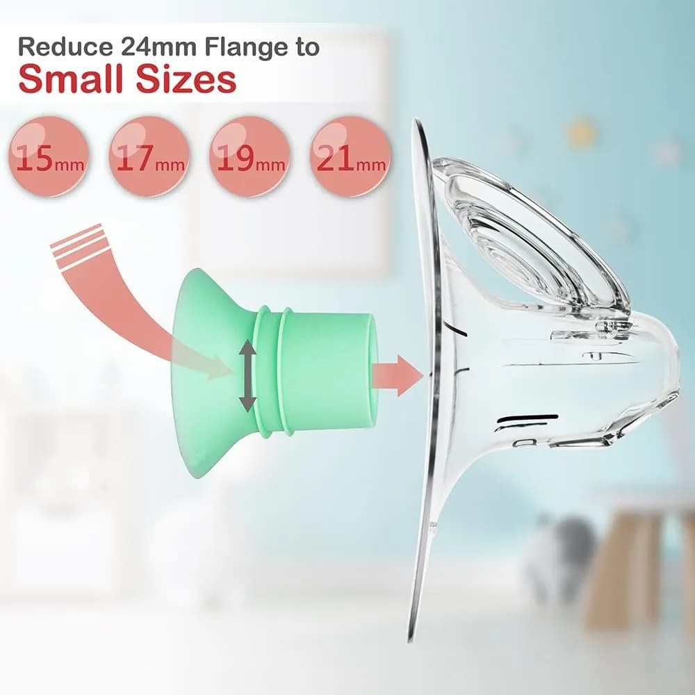 NENESUPPLY 1st Gen 15mm Flange Insert for Breast Pumps | Compatible with Elvie, Medela, Spectra, Willow thumbnail 2