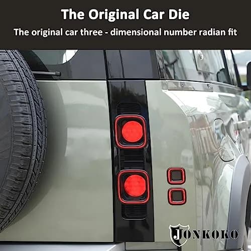 YIWANG Black ABS Taillight Covers for Land Rover Defender 90 110 130 2020-2025 | Exterior Auto Accessories thumbnail 4