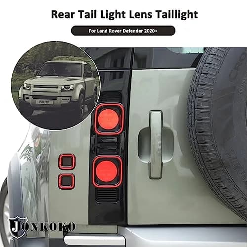 YIWANG Black ABS Taillight Covers for Land Rover Defender 90 110 130 2020-2025 | Exterior Auto Accessories thumbnail 5