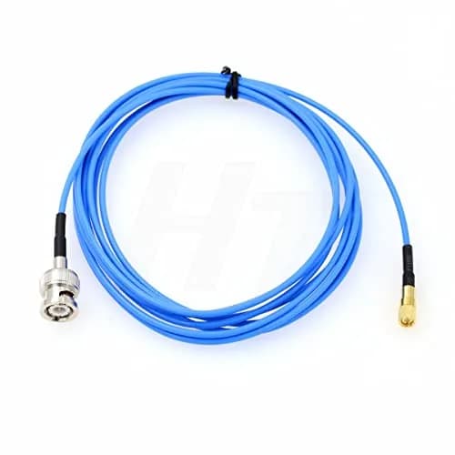HangTon BNC to Microdot 10-32 UNF M5 RF Cable 2m (6.56 ft) | 50 Ohm Coaxial for Accelerometer Vibration Test thumbnail 2