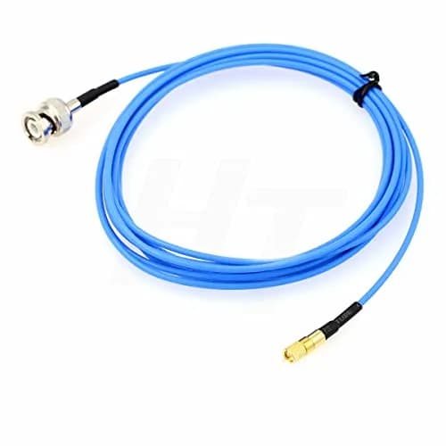 HangTon BNC to Microdot 10-32 UNF M5 RF Cable 2m (6.56 ft) | 50 Ohm Coaxial for Accelerometer Vibration Test thumbnail 3