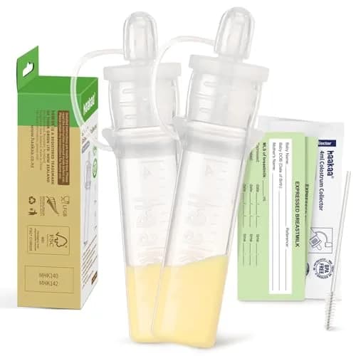 haakaa Silicone Colostrum Collector 4ml | Safe, Reusable, Ready-to-Use for Breastfeeding thumbnail 1