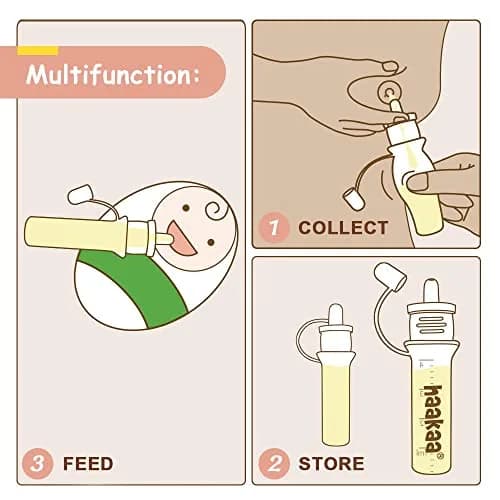 haakaa Silicone Colostrum Collector 4ml | Safe, Reusable, Ready-to-Use for Breastfeeding thumbnail 3