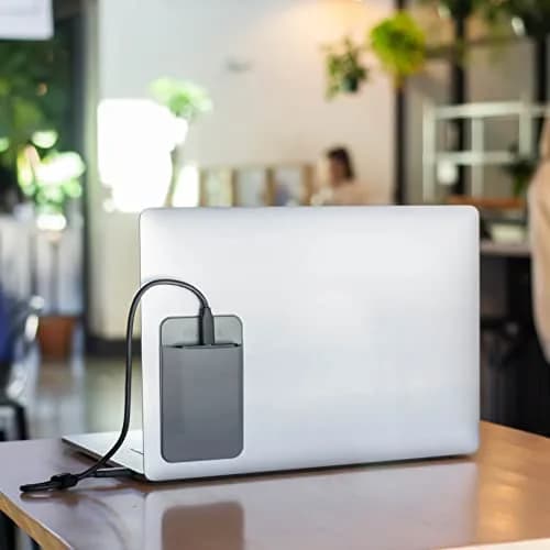 Slipdrive Gray Portable Hard Drive Sleeve for Laptop | 13 cm x 8.1 cm (5" x 3.2") Stick-on Case thumbnail 7
