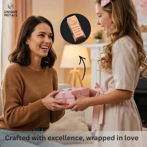 Unique Metals 1 Pound Copper Bar Ingot Paperweight 454 g (1 lb) | .999 Pure Copper Bullion with Certificate of Authenticity thumbnail 4