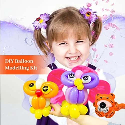 KUULBELA Black 100pcs Long Twisting Balloons | Thick Latex for Animal Models & Party Styling thumbnail 5