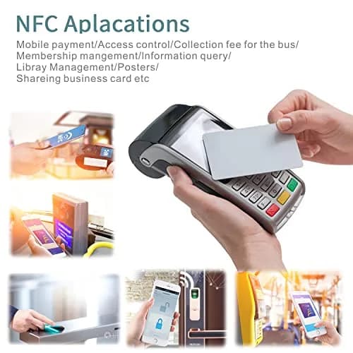 sanpopo Black NFC Cards 30PCS 25mm (1 Inch) Coin NFC Card | NTAG215 Chip with 504 Bytes Memory thumbnail 5