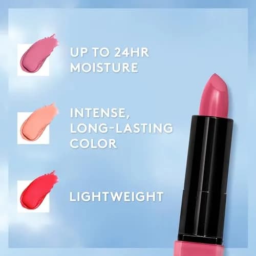 COVERGIRL Exhibitionist Cream Lipstick, Peach High, 3.4g (0.12 Oz) | Long-Lasting Color with Shea Butter & Coconut Oil thumbnail 5