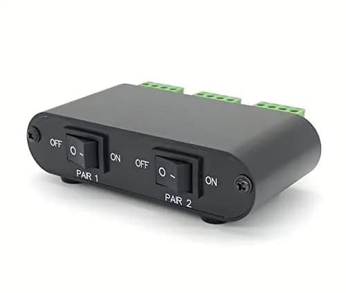 TENEALAY 2-Zone Speaker Selector Switch P21 | Control 2 Pairs of Speakers Simultaneously or Separately thumbnail 4