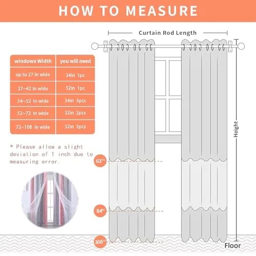 XiDi Pink and Grey Rainbow Curtains for Girls and Kids Bedroom 34"W x 72"L | Dreamy Starry Sky Effect thumbnail 7
