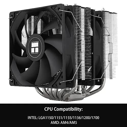 Thermalright Peerless Assassin 120 SE CPU Cooler 155mm Height | Dual 120mm PWM Fans, 6 Heat Pipes AGHP Technology thumbnail 3