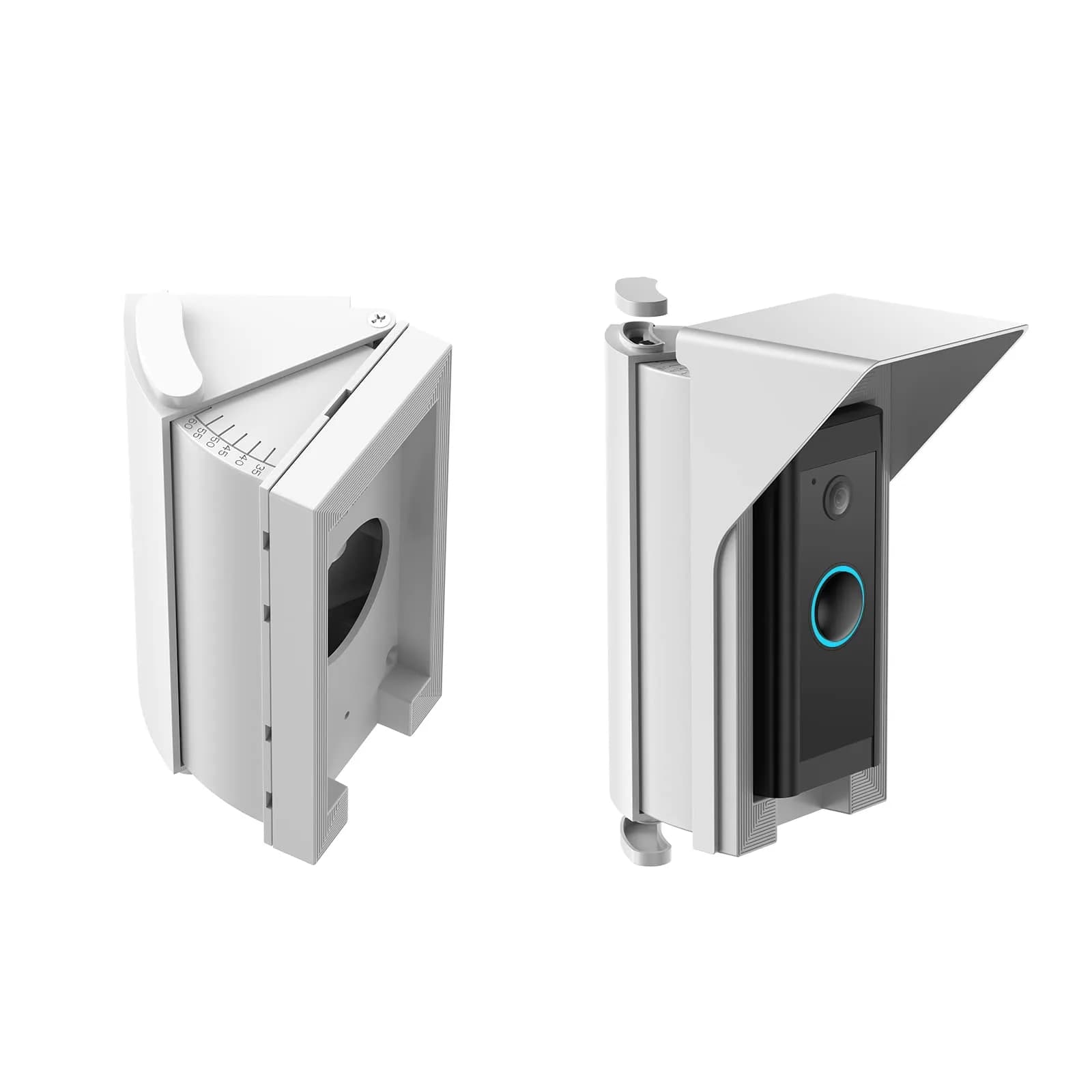 OLAIKE Adjustable Video Doorbell Wedge Mount Kit 15.6cm (6.1in) | Eliminates Blind Spots for Ring, Nest, Blink - main product image