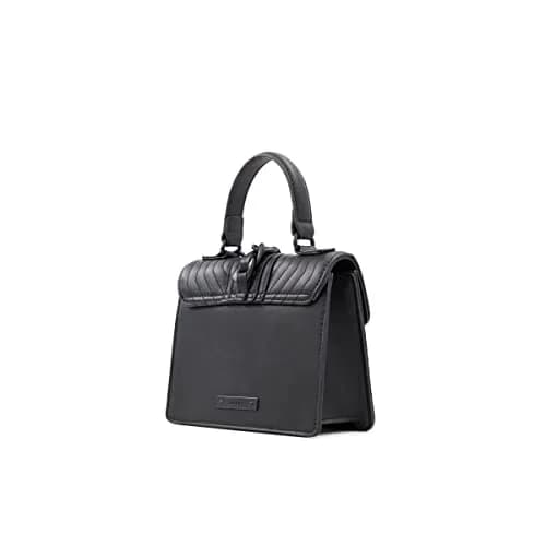 ALDO Mini Jerilini Top Handle Bag Black | Stylish Small Handbag for Women thumbnail 2