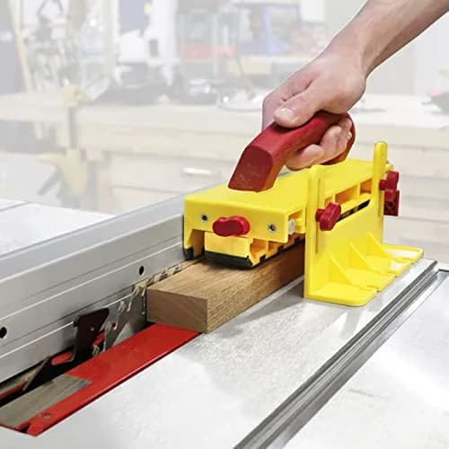 Milescraft GrabberPRO Push Block for Table Saws, Router Tables & Jointers | Adjustable Safety Control (115c) thumbnail 5