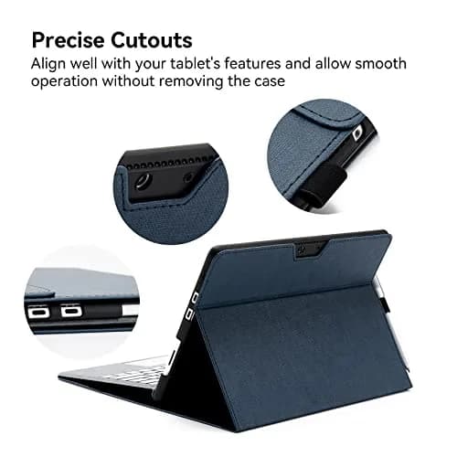 Omnpak Protective Case for Microsoft Surface Pro 8 with Stylus Holder & Kickstand | 13-inch Tablet Cover thumbnail 5