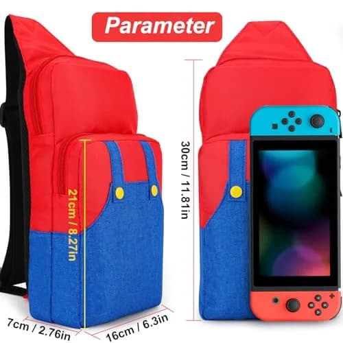 Owngen Travel Carrying Bag for Nintendo Switch/2/Lite/OLED | Durable Oxford, Large Capacity, Lightweight & Gift-Ready thumbnail 3