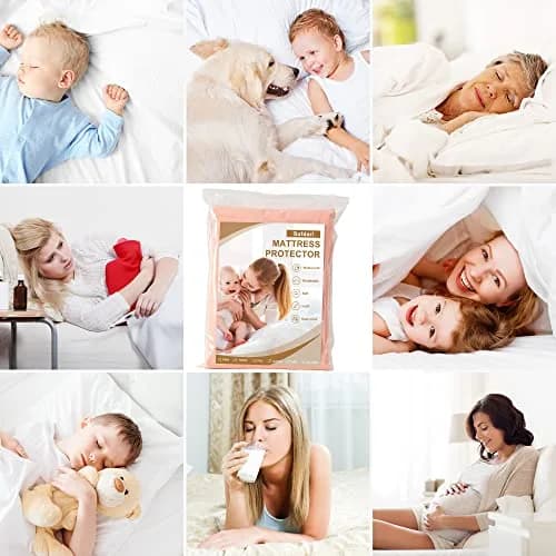 Sufdari Full Size Waterproof Mattress Protector with 18" Deep Pocket | Washable & Breathable thumbnail 8