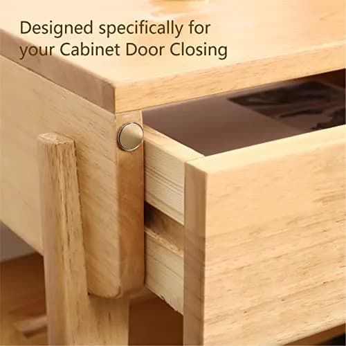 Mousike Magnetic Door Catch Ultra Thin Stainless Steel Drawer Magnet 4 Pack | Strong Magnetic Closure for Cabinets & Sliding Doors thumbnail 4