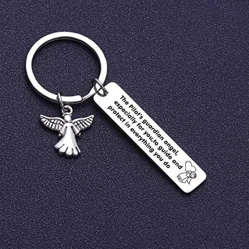 NOTHERS RSZOTW Pilot Prayer Keychain | Stainless Steel Travel Jewelry thumbnail 5