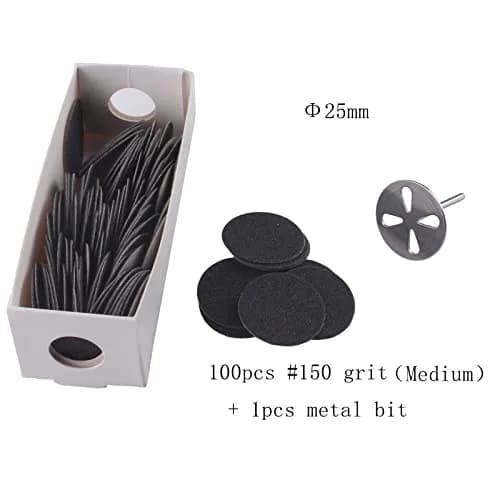 MZCMSL Foot Scraper Set 101 pcs | Medium Grit for Pedicure & Callus Removal thumbnail 2