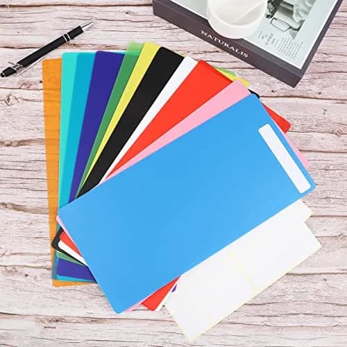 Ioffersuper 22Pcs Library Book Dividers Assorted Colors 6"x 12" | Organize Shelves & Find Books Fast thumbnail 6
