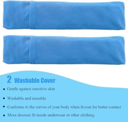 HI FINE CARE Perineal Cooling Pad for Postpartum Recovery, 4 Count (Pack of 1) | Flexible Gel Bead Therapy for C-Section & Hemorrhoid Relief thumbnail 9