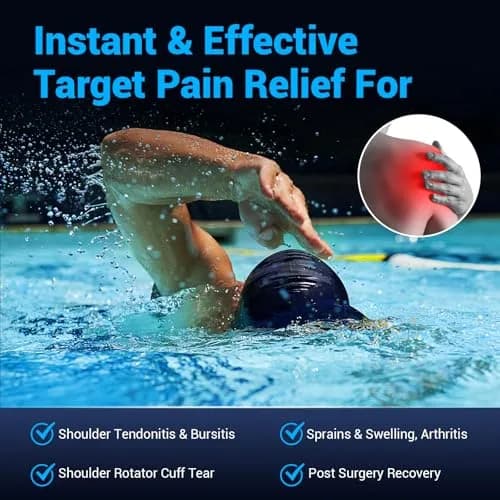 Comfytemp Shoulder Ice Pack Wrap with Gel Pack, Large/X-Large | Rotator Cuff Pain Relief & Recovery thumbnail 7