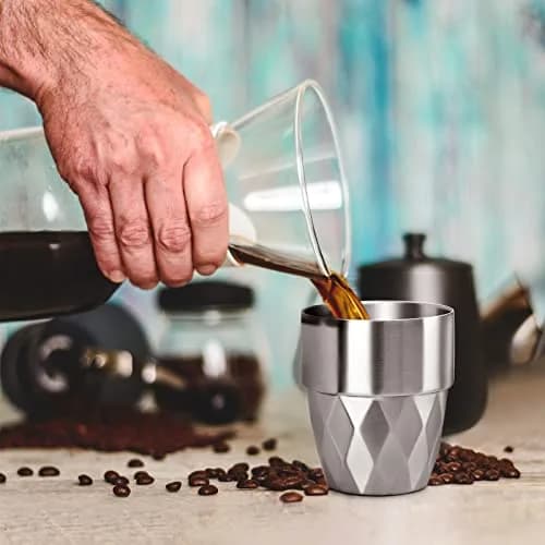Beasea Stainless Steel Cup, 10 oz | Double Wall Insulated Metal Tumbler (300ml) thumbnail 6