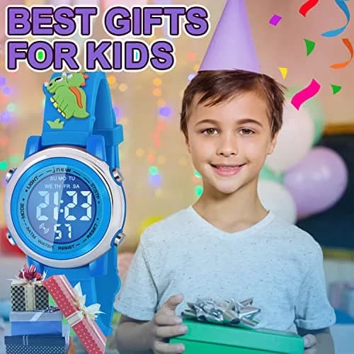 Viposoon Kids Digital Watch for Boys 3-10 Years | Waterproof, Shockproof, Easy Read thumbnail 7