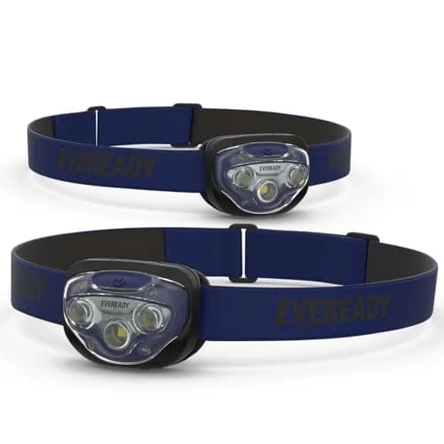 EVEREADY LED Headlamp 200 Lumen | Water-Resistant, Impact-Resistant, 2 Pack thumbnail 1