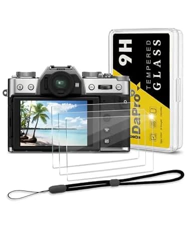 iDaPro Screen Protector for Fujifilm X-T30 II, 9H Tempered Glass | Scratch & Drop Resistant, Ultra Clear, 0.3mm Thin, Includes Wrist Strap thumbnail 1