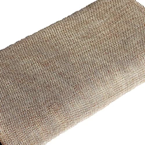 Flushbay Speaker Grill Cloth Brown 50cm x 146cm | Polyester Imitation Linen Fabric for Home Stage Speakers thumbnail 2