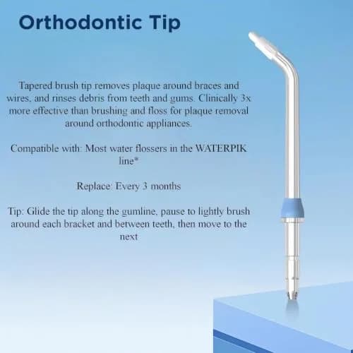 FreFeel Replacement Orthodontic Tips for Waterpik Water Flosser | 6 Count (Pack of 1) thumbnail 3