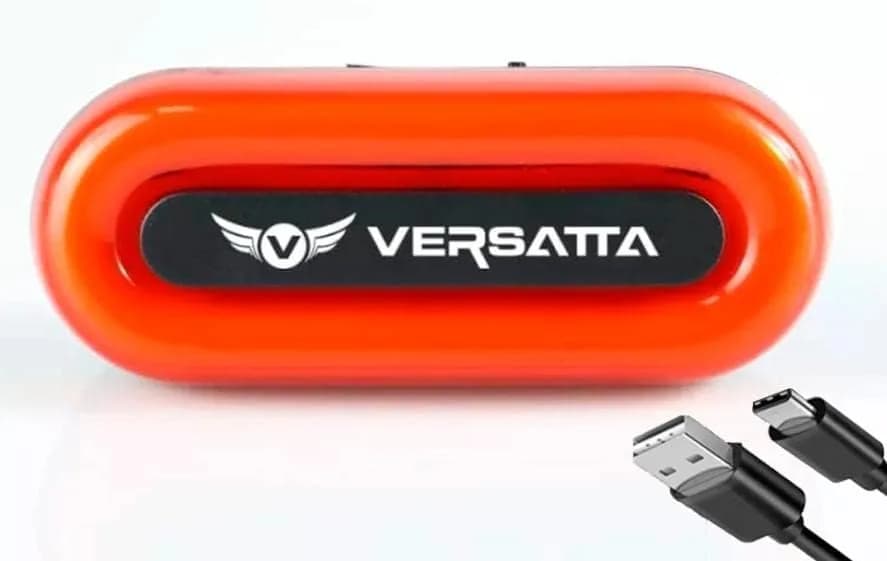 VERSATTA LED Helmet Light, Motorcycle Helmet Light, Bike Bicycle Rear Red Safety Light with Type-C Cable | 14 LED Lamp Beads, IPX6 Waterproof thumbnail 4