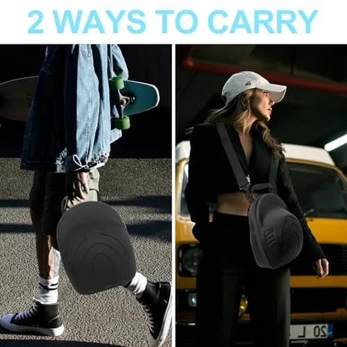 Glamgen Hard Hat Travel Case for 6 Baseball Caps | Protects Shape, Dust-Proof, Lightweight Organizer Bag with Shoulder Strap thumbnail 7