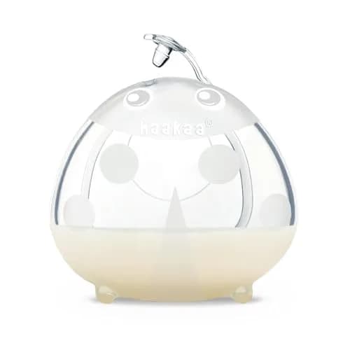Haakaa Ladybug Milk Collector 40ml (1.4oz) | Soft Silicone Breast Shell for Breastfeeding Moms thumbnail 2