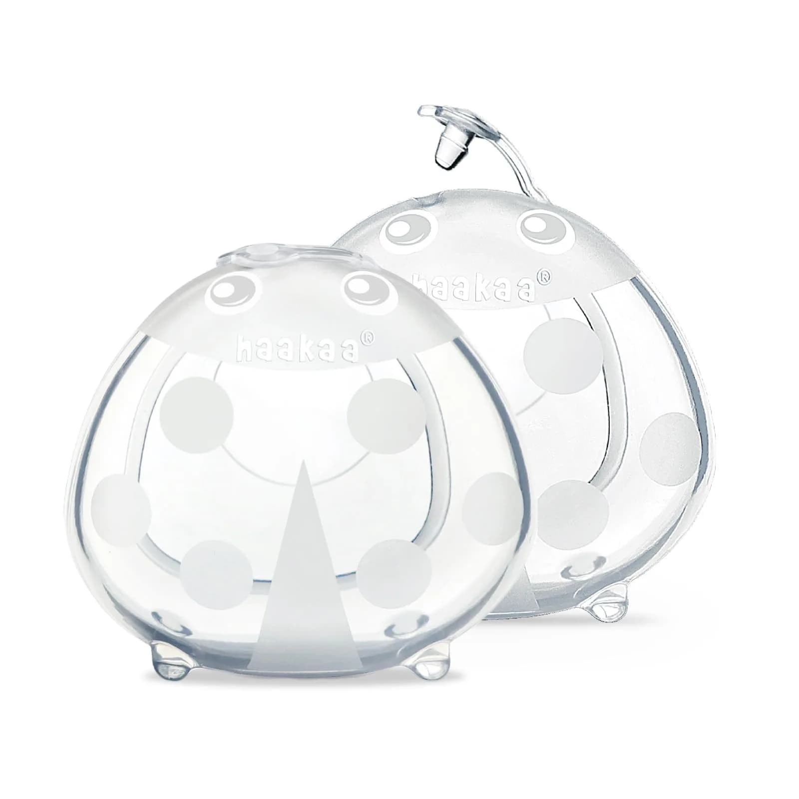 Haakaa Ladybug Milk Collector 40ml (1.4oz) | Soft Silicone Breast Shell for Breastfeeding Moms — 1.4 Ounce