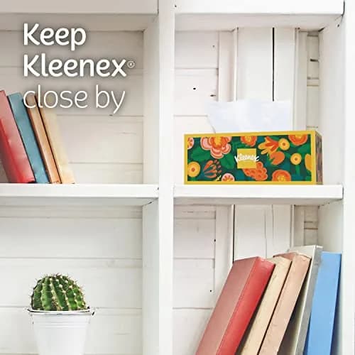 Kleenex Ultra Soft Facial Tissues Cube Box 60 Tissues (3-Ply) | Hypoallergenic & Lotion-Free for Sensitive Skin thumbnail 6