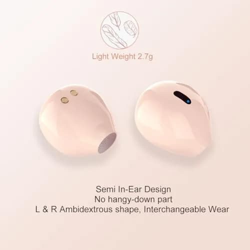eleror Pro X6s Mini Wireless Bluetooth Earbuds, 10mm Dynamic Driver | Invisible Design for Work & Daily Use thumbnail 3