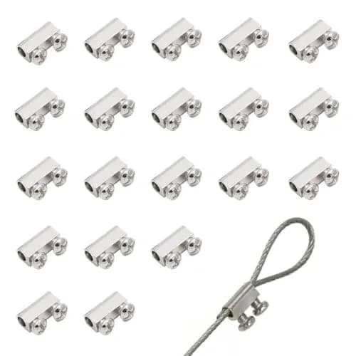 Antianxia Wire Rope Cable Clamps 12mm*5.5mm | Durable Indoor/Outdoor Use thumbnail 1