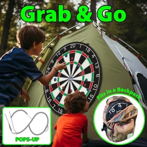 Funwares Giant Safety Dart Board 36 Inch | 91.4 cm Round Hook-and-Loop Ball Game for Kids & Adults thumbnail 4