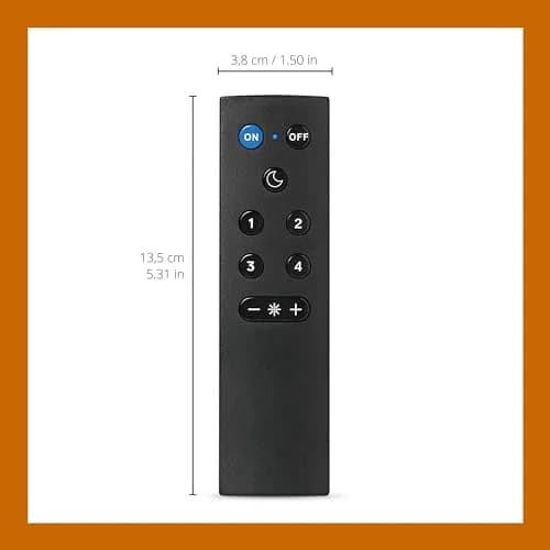 WiZ Connected Remote Control 2 Pack (Black) | Smart Dimming & Scene Control thumbnail 2