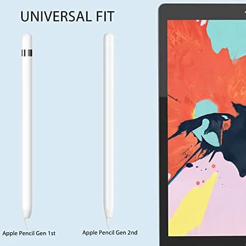 Paiholy Upgraded Pencil Tips for Apple Pencil 1st & 2nd Gen, 0.8mm Fine Point Replacement Nibs (Pack of 2, White) | Precise Control for Drawing & Writing thumbnail 5
