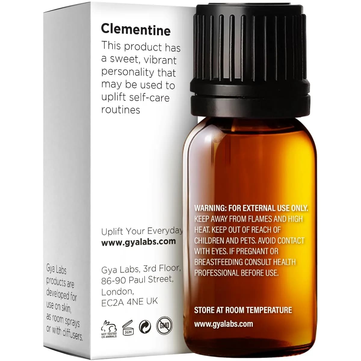 Gya Labs 100% Pure Clementine Essential Oil, 10ml (0.34 Fl Oz) | Zesty Aroma for Skin & Candles thumbnail 2