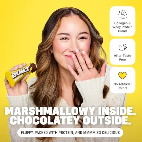 BUILT Puff Protein Bars Banana Cream Pie 17g (0.5 oz) | 17g Protein, Low Sugar, Gluten-Free thumbnail 5