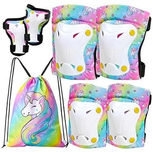 FIODAY Kids Protective Gear Set with Drawstring Bag | Small Size (3-8 Years) thumbnail 1