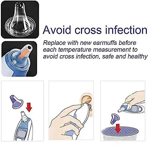 mozeeda 400 Pack Disposable Ear Thermometer Probe Covers | Protects Lens for Accurate Readings thumbnail 6
