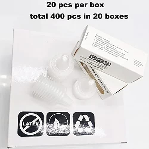 mozeeda 400 Pack Disposable Ear Thermometer Probe Covers | Protects Lens for Accurate Readings thumbnail 8