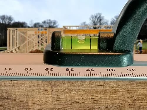 Nasafes Aluminum Straight Edge Ruler with Handle, 55cm (21.6") | Safe Cutting & Measuring Tool thumbnail 5